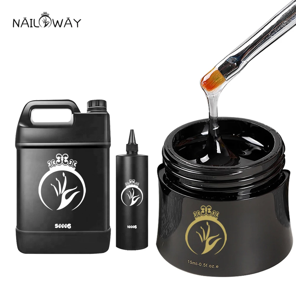 Factory Wholesale transparent poly gel for Nail Arts builder High hardness fast extension and easy operation