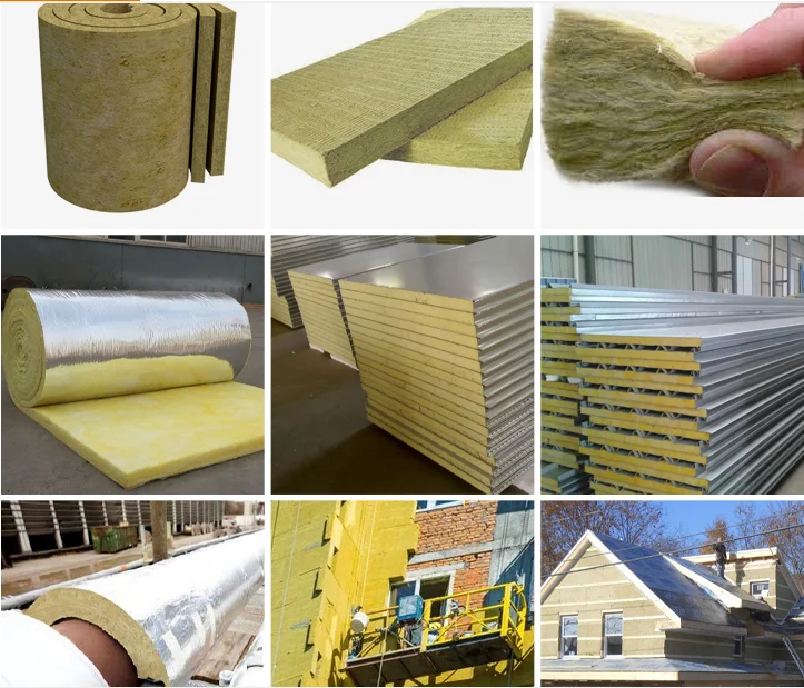 mineral stone wool production line sandwich panel production line from mineral wool