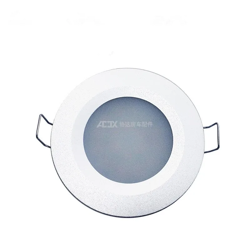 RV Downlight Ceiling Top  Light LED 12V Silver Spotlight for House  for RV Motorhome Boat