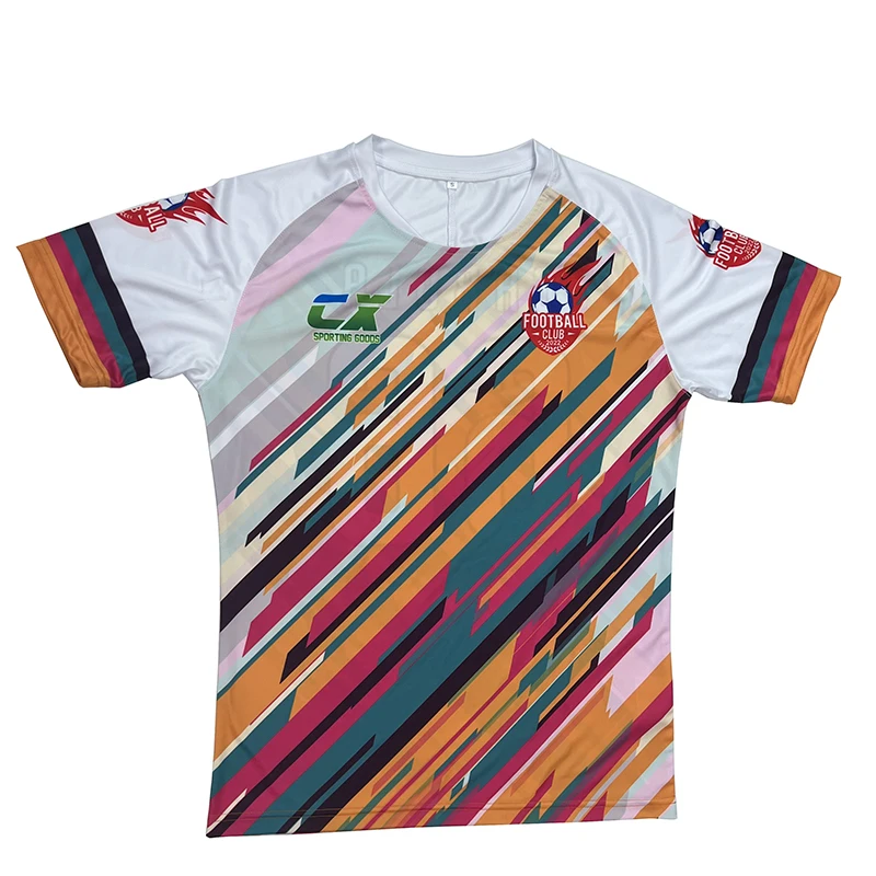 factory Hot Sale 2022 New Wholesale custom team logo high Quality Training Sublimation Sportswear Soccer Jersey Football Uniform