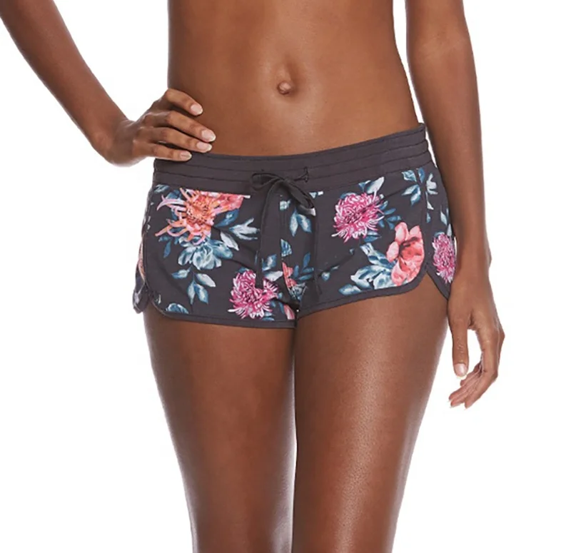 Sexy swimwear for mature women  stretch board shorts custom sublimation board shorts black