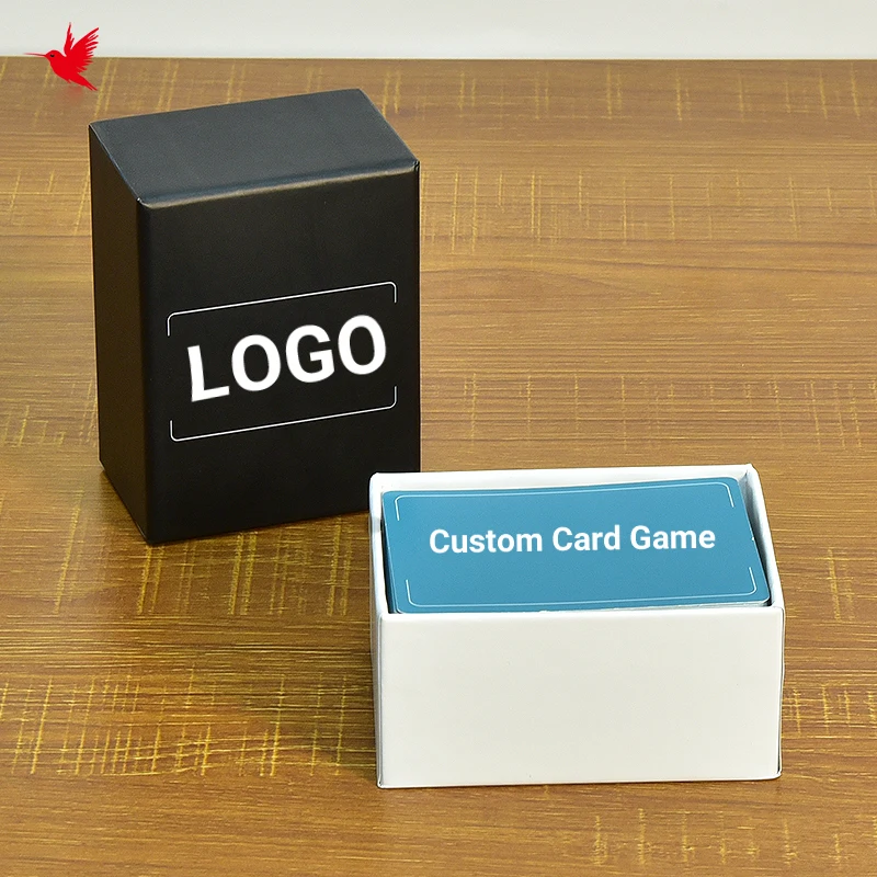 Manufacturer Custom Art Paper Card Deck Wholesale Party Game Playing and Promotional Cards with Box