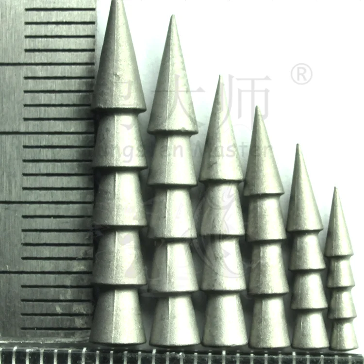 Custom manufacture OEM production tungsten material metal fishing accessories parts