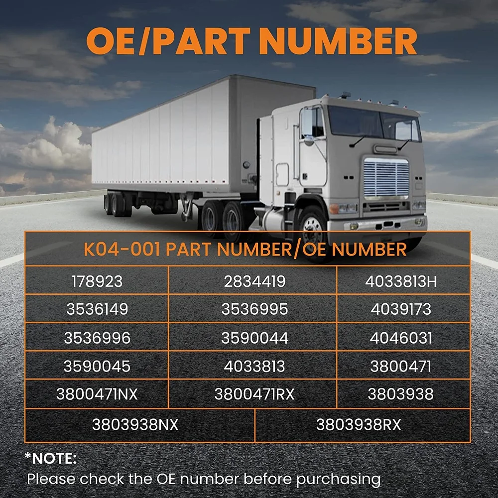 Turbo for Truck Bus with ISM ISME M11 Engine 2007-2012 Turbocharger for Truck Delta Alpha Plus with M11 Engine 1999-2009