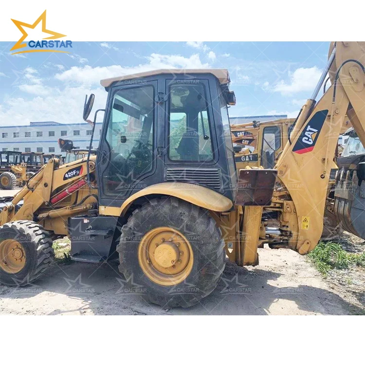 Американский оригинальный б/у ретроэкскаватор Caterpillar Cat