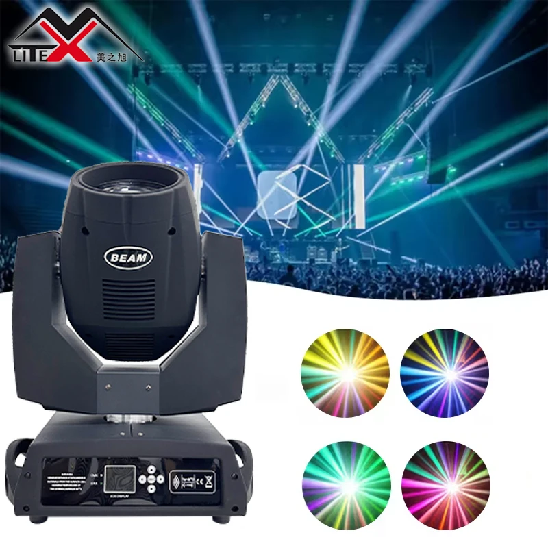 2pcs/lot Beam 7r with Flight case Professional Audio Stage Dj Lighting 230w Sharpy Moving Head Lights Set for