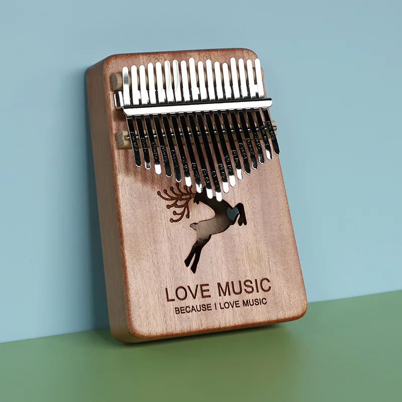 2024 Hot Selling Toy Musical Instruments Kalimba 17 Key 21 Key Finger Thumb Piano