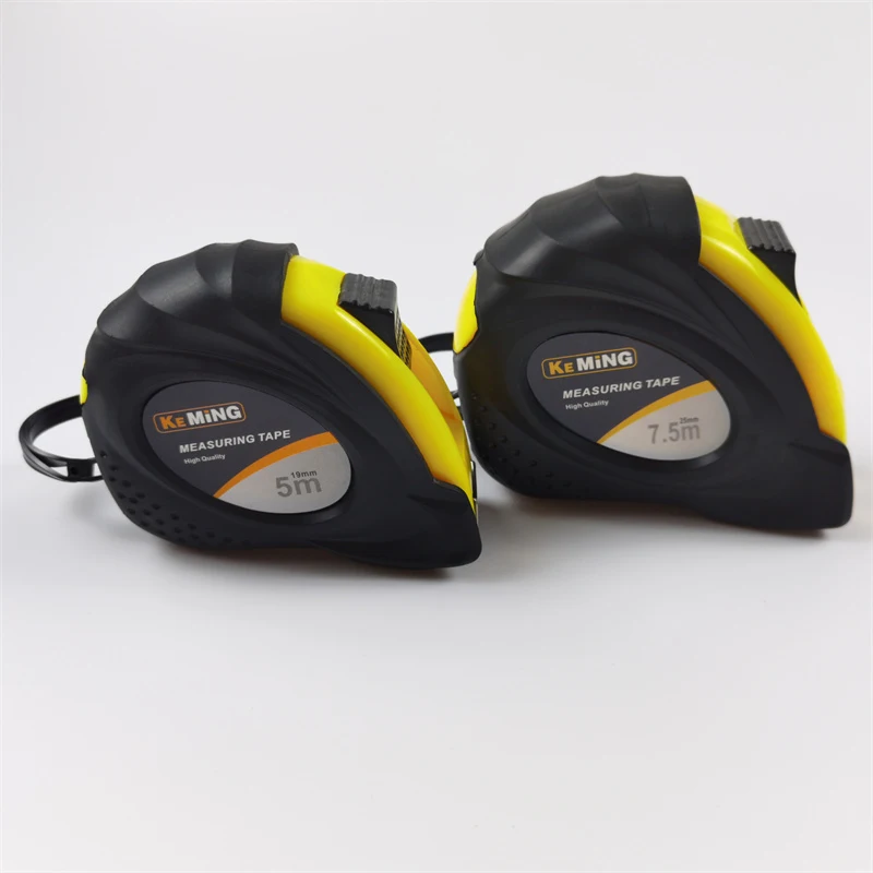 Fast delivery logo custom cheap rubber coated measuring tape good quality hand-operated tape measure