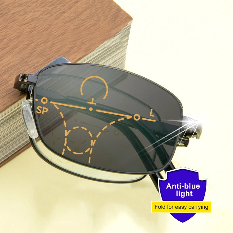 Многофункциональные складные бифокальные очки для чтения SKYWAY с логотипом под заказ блокировка синего