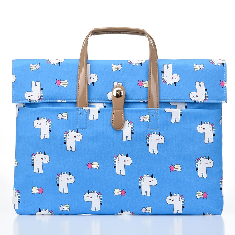 Wholesale new waterproof nylon flat business briefcase light laptop bag