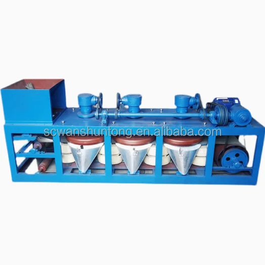 Three Disk Magnetic Separator for Iron Mental Separation Dry High-intensity Magnetic Machine