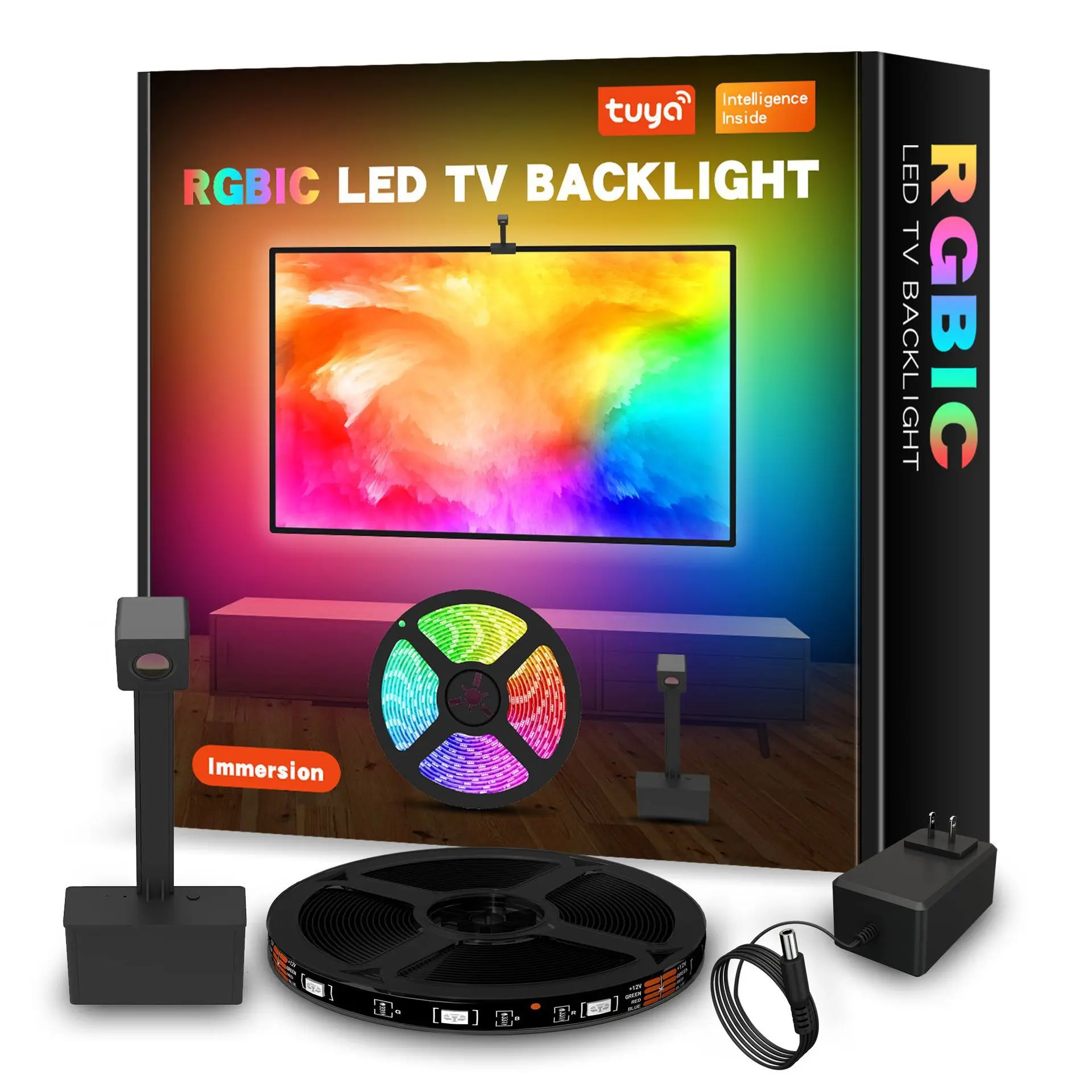 high quality Remote App Control Led Music Sync Color Changing Ambient Hd-mi 2.0 Smart Strip Light Tv Backlight Wholesale