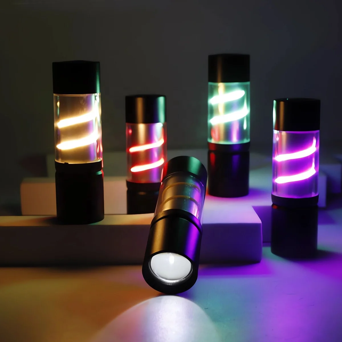 Rechargeable COB Led Flashlight 3 Light Modes Waterproof Flashlight Hiking Camping Emergencies