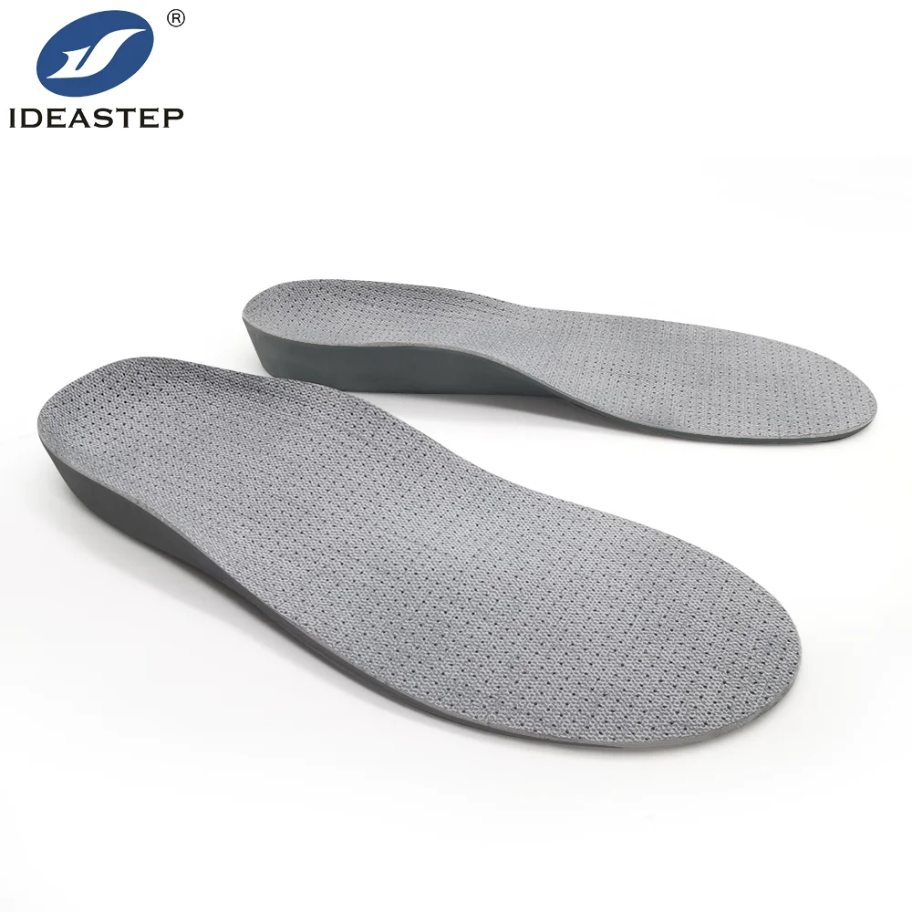 IDEASTEP Hard Arch Supports Shoe Orthopaedics Inserts Air Zoom Deep Heel Cup High Quality Pu Cork Kids Insoles For Children
