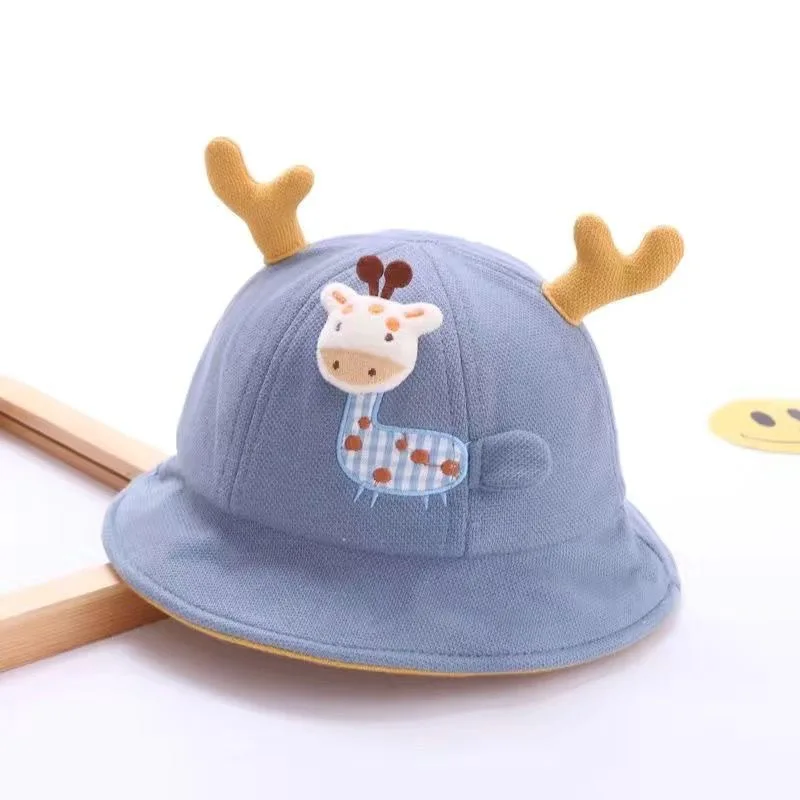 Fashion Wholesale bucket hat baby boy Cute Toddler Cap funny crazy winter hats  for kids