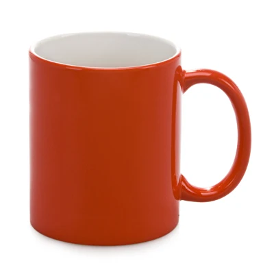 11oz Ceramic Orange Color Changing Sublimation Light Coated Magic Blank Mug