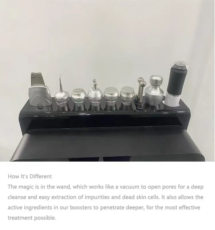 Аппарат для очистки лица Hydra Diamond Aqua 11 в 1 кислородная струйная очистка воды микродермабразия
