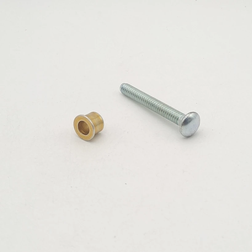 Great price factory galvanized half round head high strength ring groove rivets