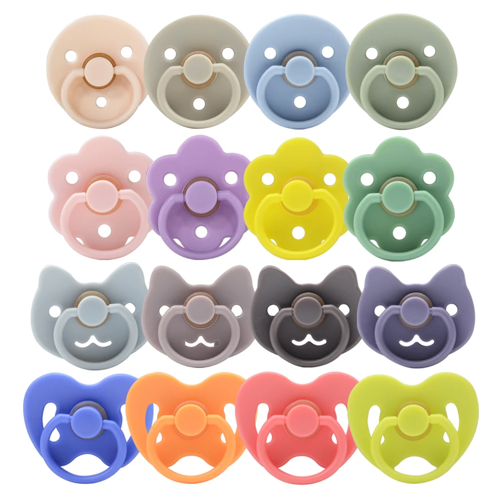 Wholesale Infant Teething Toy BPA Free 0-6 Months Newborn Toddlers Pacifier Nipple Silicone Baby Pacifier