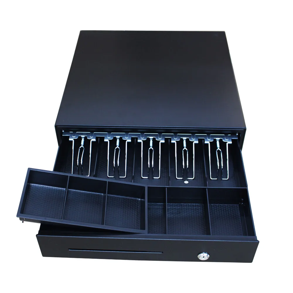 HER-415A Wholesale 5bills 8coins Metal Cash Drawer Cabinet Cash Box