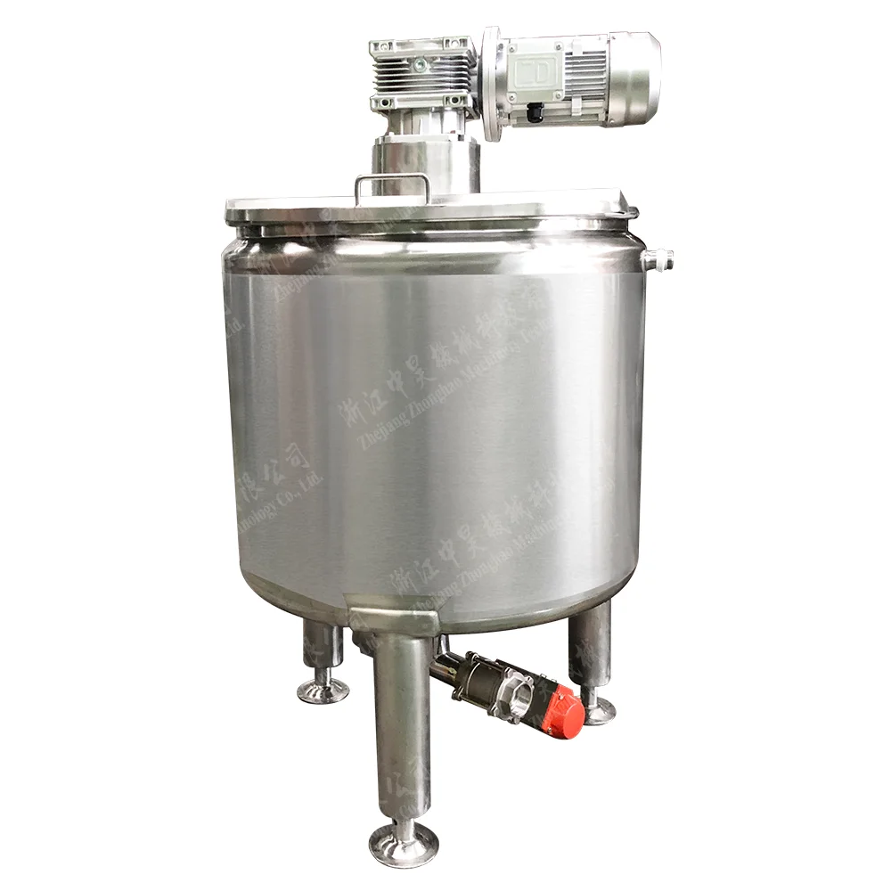 Good Price Stainless Steel Liquid Hand Wash Gel Mixer Cosmetics Production Equipment Chemical Mixing Tank with Agitator