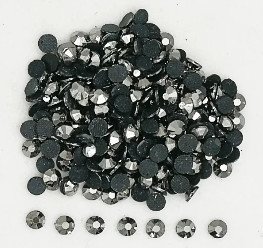 Resin diamond hotfix resinstone silver ore gray black mineral gold resin small diamond hot drilling