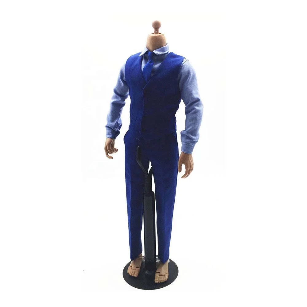 Custom Articulated 6' ABS Male body Figure , OEM Plastic Doll Action Figures toy , European-Style Suit PVC Action Figure Body