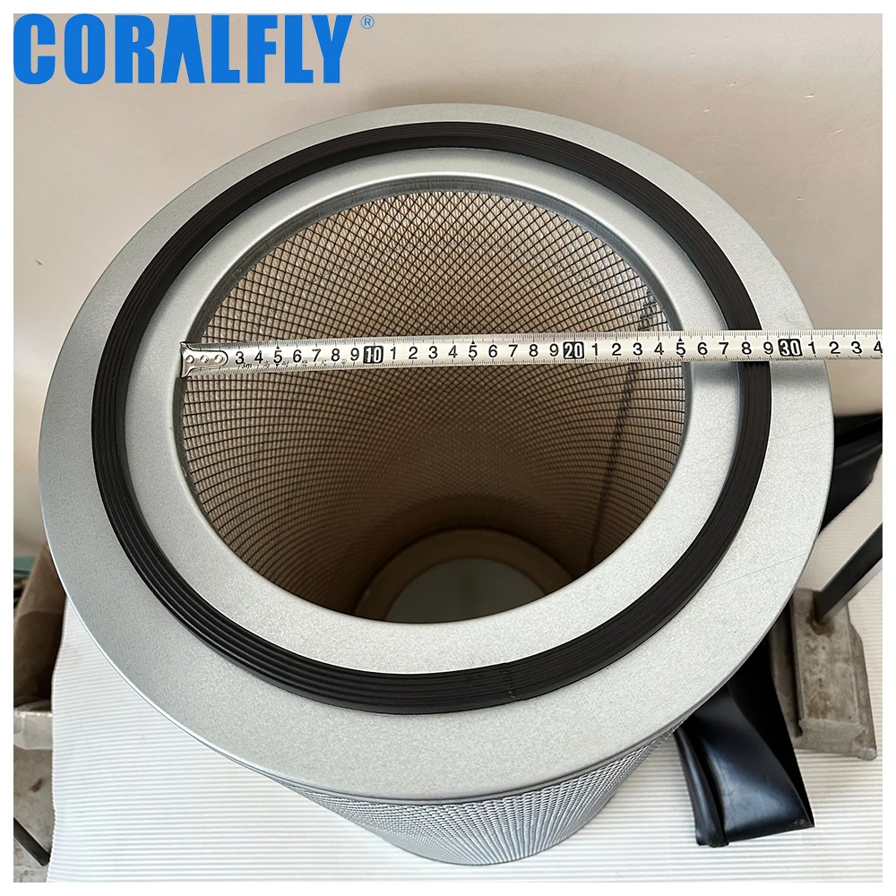 Coralfly manufacturer heavy duty truck engine parts air filter AF25544 CL-A25544 P619372 PA3496 2250051-238