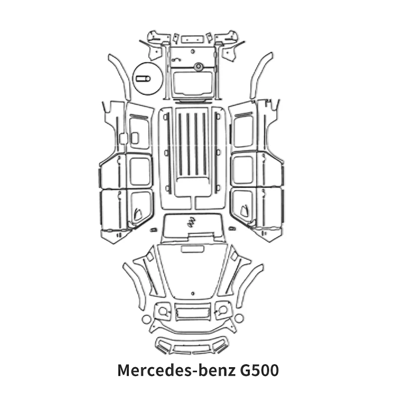 Special Car Machine Cutting Car Film Accurate Data  Paint Protection Pre-Cut Wrapping Tpu Ppf For Car