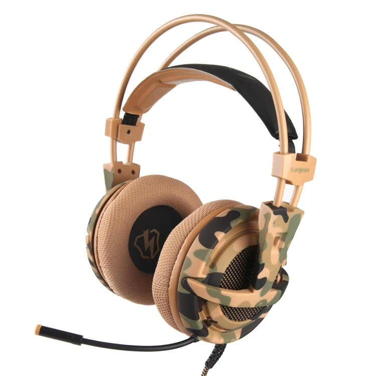 Проводные Игровые наушники Travelcool L1 3 5 мм стерео с микрофоном камуфляжные для Xbox one PS4 ПК подарки