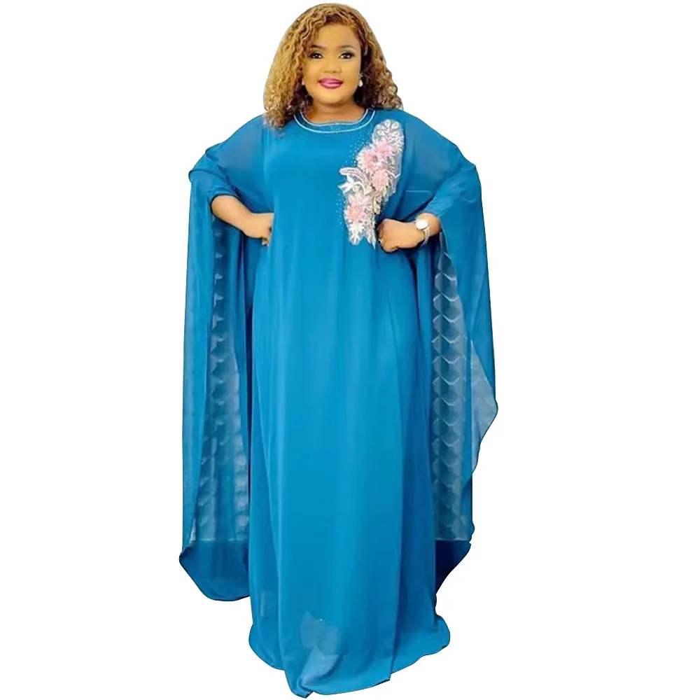 Abayas Women Dubai Luxury African Muslim Dress Caftan Marocain Evening Party Dresses Boubou Robe Djellaba Femme African Clothes