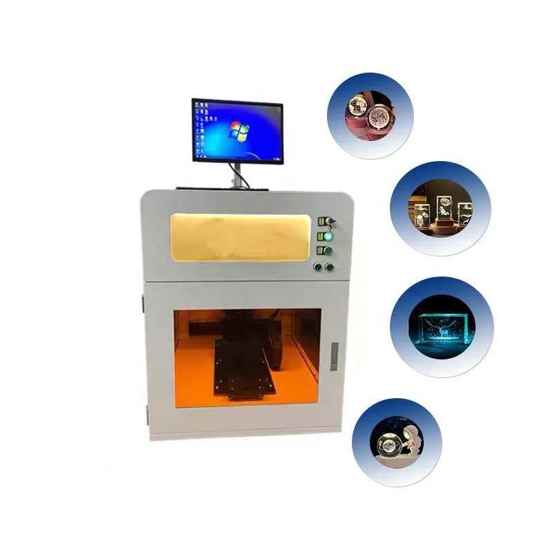 3d Crystal Photo Engraving Machine Laser Marker Price Laser Engrver For Personalized Custom 3w Engraved Inside 3w