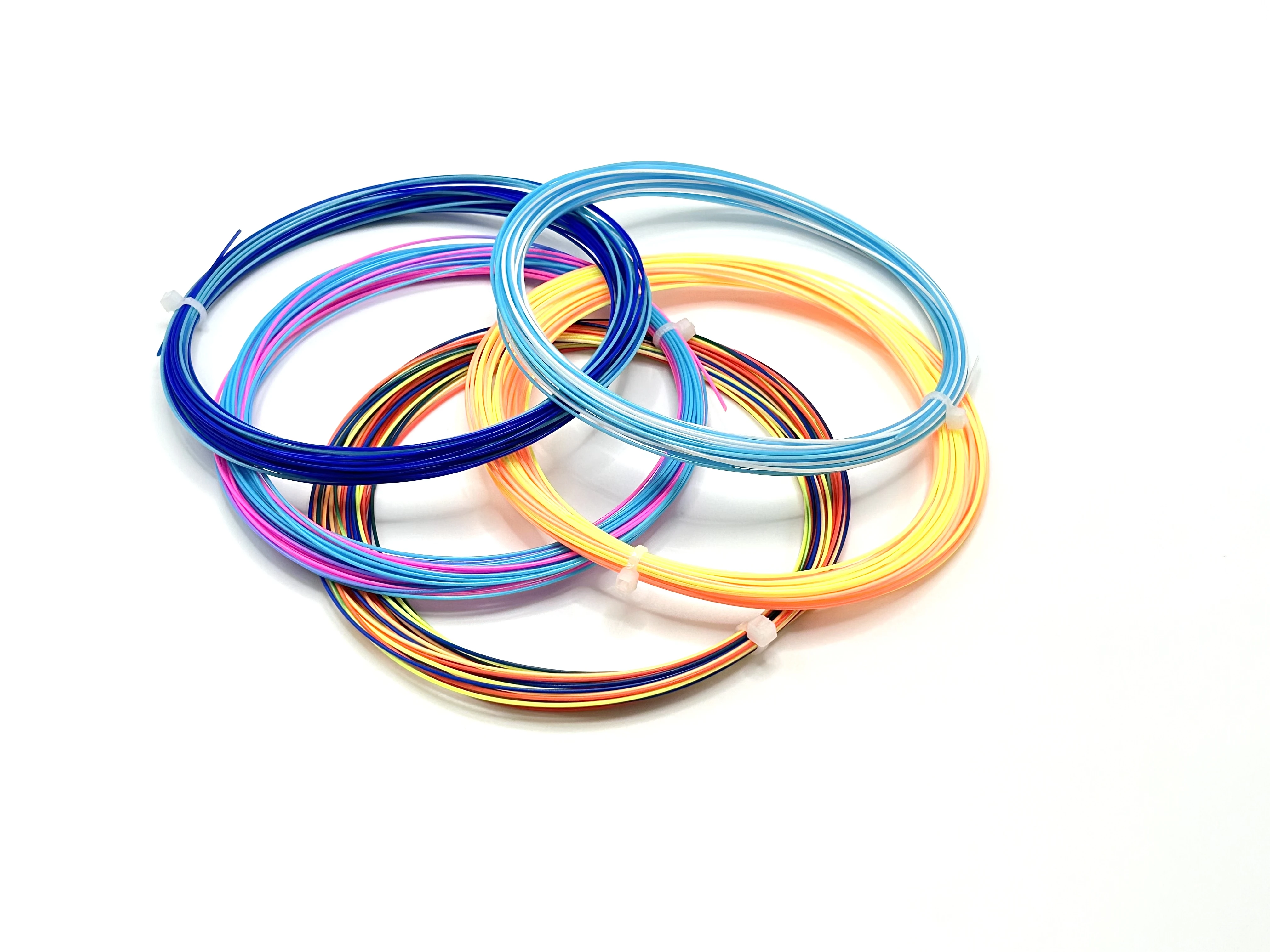 Latest  Mixed-color Badminton Racket String Resilient Badminton String