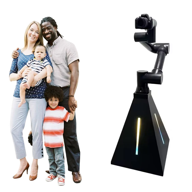 2024 New Automatic Small Camera Robot Arm Glambot Motion Control Slow Motion Robotic Arm Cam Video Photo Booth For Photography