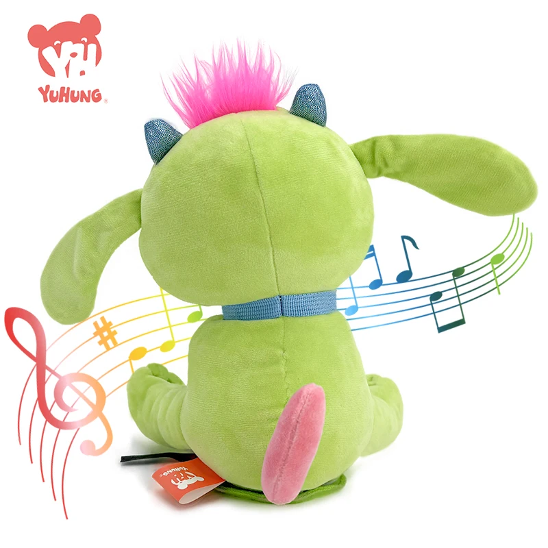 Oem Plushie Custom Soft Animal Character Plush Stuffed Talking Walking Dog Plush Doll Toys For Kids