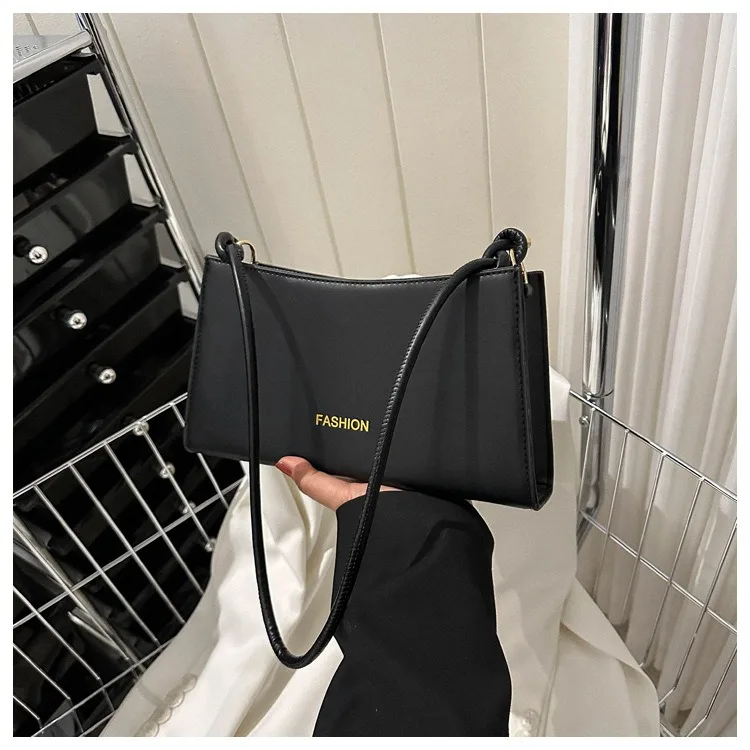Individuality French Candy-colored underarm handbag 2024 storage new fashion simple shoulder bag western style handbag