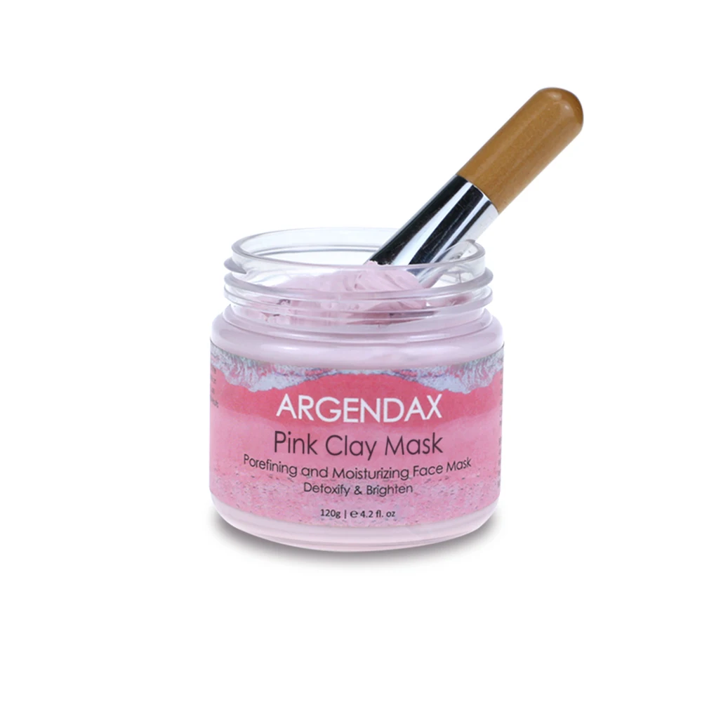 All Natural Purifying Pink Clay Exfoliating Facial Mask Organic Skin Care Pink Clay Face Mask
