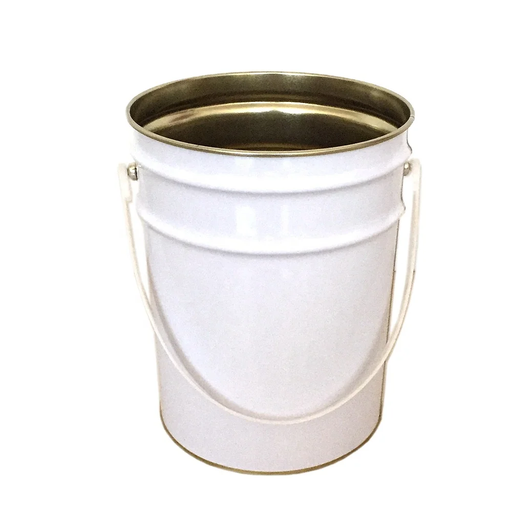
Wholesale Low Price 4 liter-5 liter metal round can for paint ,paint pail for latex coating package 