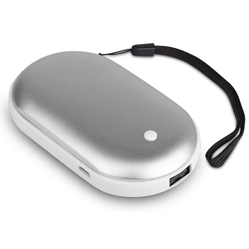 Customize Hand Warmer Rechargeable Power Bank Portable Heater Gift Mobile USB Rechargeable Electric Hand Warmer