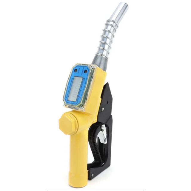 Diesel Nozzle Manual Digital Fuel Oil Diesel Kerosene Gasoline Gravity Flow Nozzle Nozzle with Flow Meter
