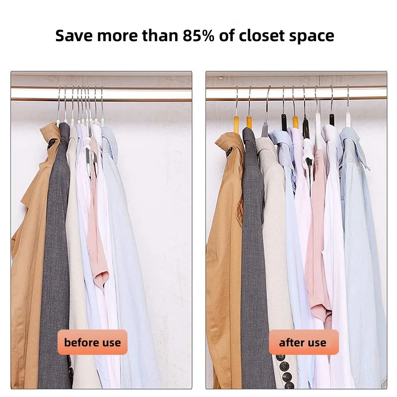 Modern heavy duty wet and dry clothes rack with non-slip mat to save space plastic hangers