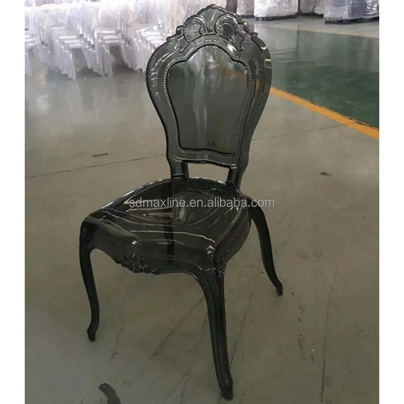 Resin Acrylic Crystal Clear Wedding Beauty Princess Bella Chair