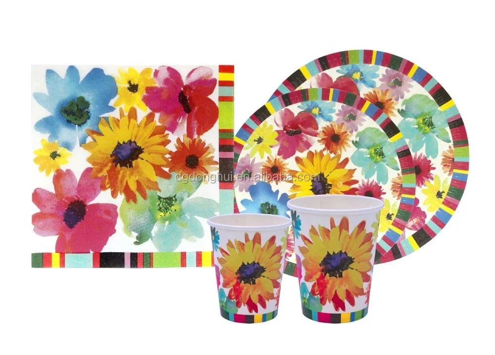 33x33cm 1/4 fold Luncheons Paper Napkins Birthday Wedding Rose Flower Decoupage Festive Party Printed Paper Napkin