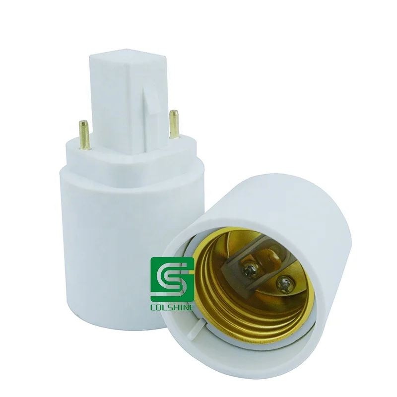 G24 to E27 Lamp Socket Adapter LED Light Bulb Base Adapter Holder Converter