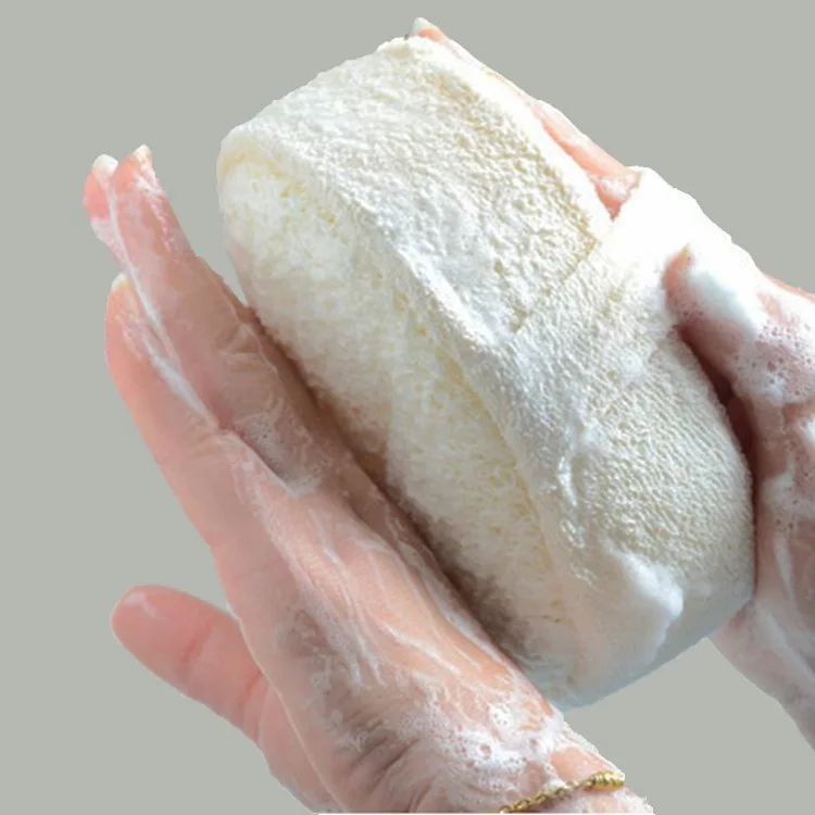 2021 Wholesale Custom Natural Biodegradable Shower Bath Loofa Loofah Body Lufa Dish Sponge Loofa Pad Scrubber Sponge Bath