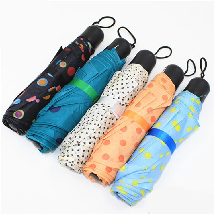 
wholesale cheap price disposable custom promotional shangyu umbrella factory 3 fold print 
