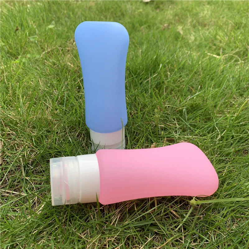 
Travel Bottles Silicone Container Set Refillable Leak-Proof Squeezable BPA-Free with Labels 