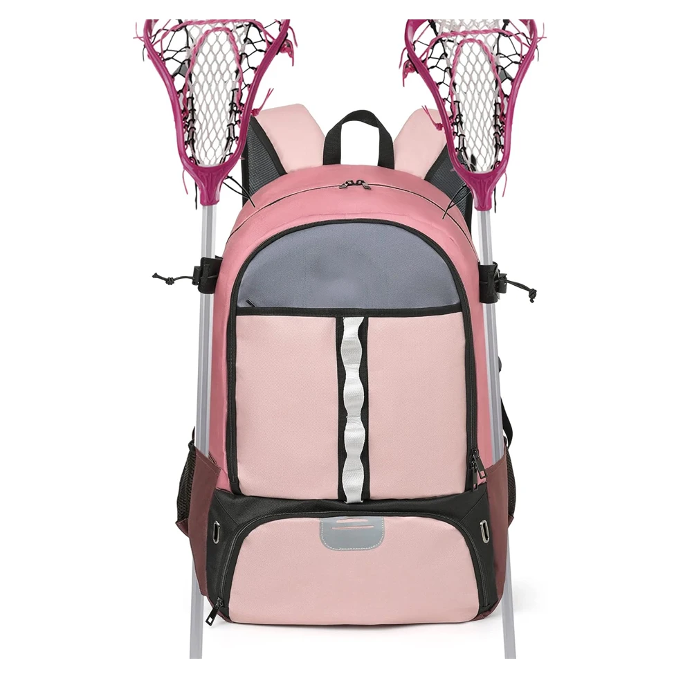 Trendy Lacrosse Gear Bag Lacrosse Gear Carry-all Heavy-Duty Lacrosse Stick Carrier Field Hockey Bag
