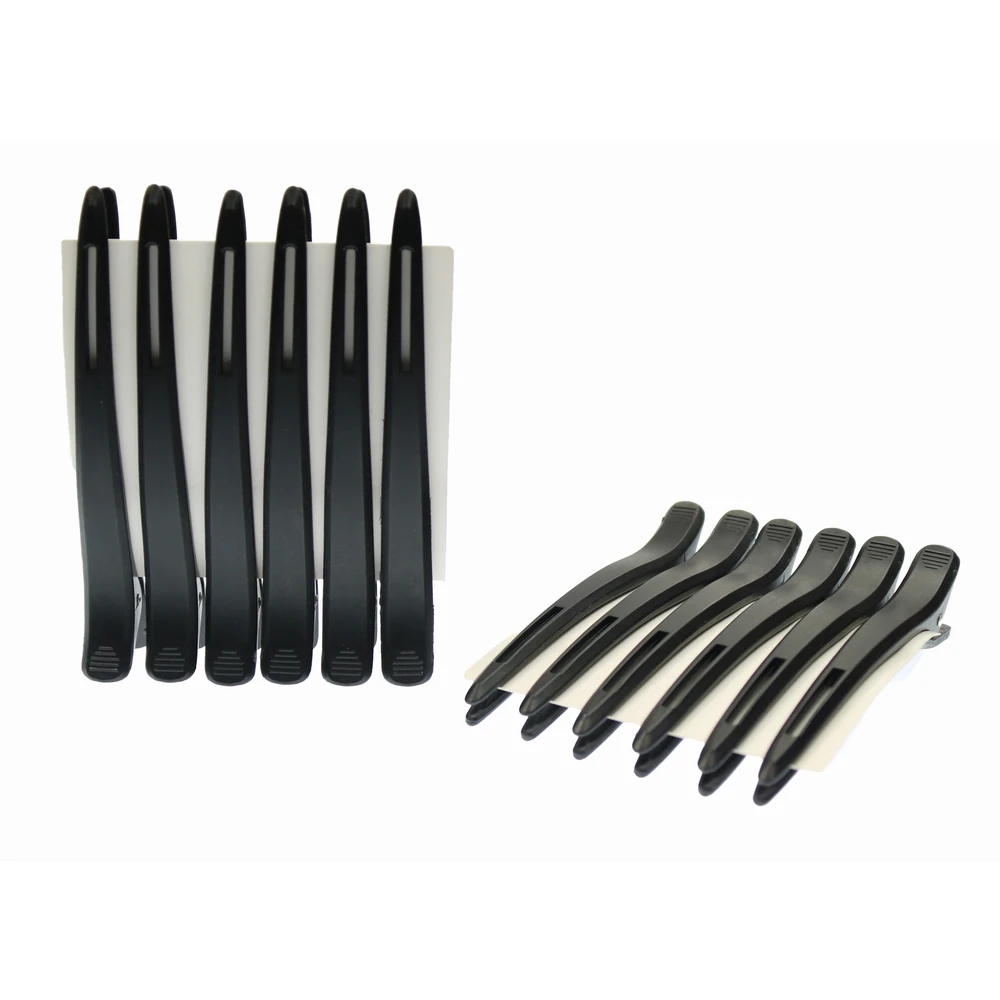 Private Label Customized Hairdressing Carbon Hair Section Clip Salon Barber Hairclip