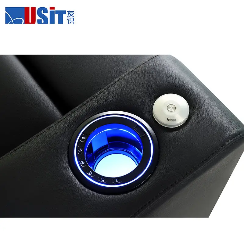 Usit factory supply VIP cinema Theater seats Lounge Chair Home Living room electric Genuine Leather recliner Sofa Vip Cinema for